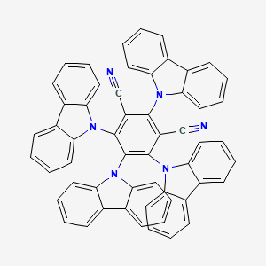 Chemical structure of 4CzIPN