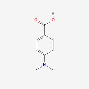 Chemical structure of 4-Dimethylaminobenzoic acid