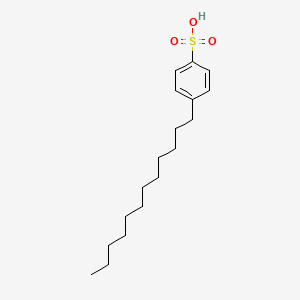 Chemical structure of 4-Dodecylbenzenesulfonic acid