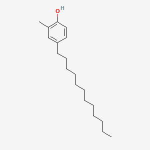 Chemical structure of 4-Dodecyl-o-cresol