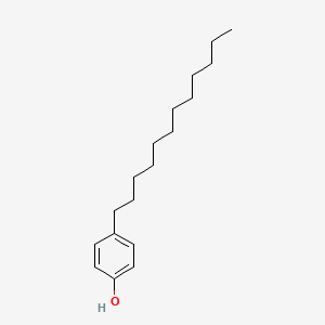 Chemical structure of 4-Dodecylphenol
