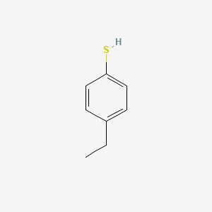 Chemical structure of 4-Ethylbenzenethiol