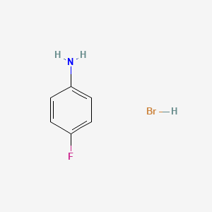 Chemical structure of 4-Fluoroaniline Hydrobromide