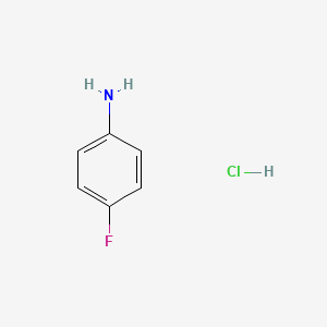 Chemical structure of 4-Fluoroaniline Hydrochloride