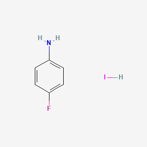 Chemical structure of 4-Fluoroaniline Hydroiodide