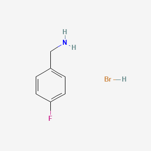 Chemical structure of 4-Fluorobenzylamine Hydrobromide