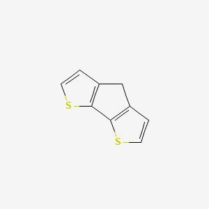 Chemical structure of 4H-Cyclopenta[2,1-b:3,4-b']dithiophene