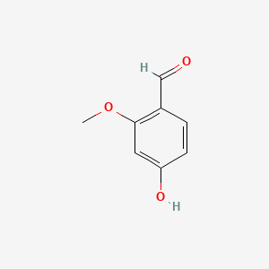 Chemical structure of 4-Hydroxy-2-methoxybenzaldehyde