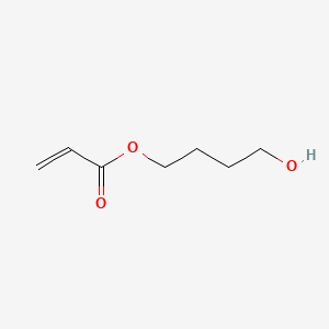 Chemical structure of 4-Hydroxybutyl acrylate