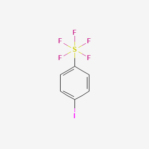 Chemical structure of 4-Iodophenylsulfur pentafluoride