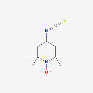 Chemical structure of 4-Isothiocyanato-2,2,6,6-tetramethylpiperidinooxyl