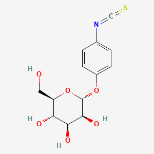Chemical structure of 4-Isothiocyanatophenyl α-D-Mannopyranoside