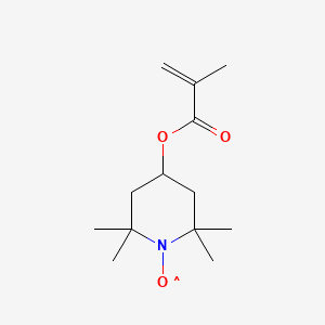 Chemical structure of 4-methacryloyloxy-TEMPO