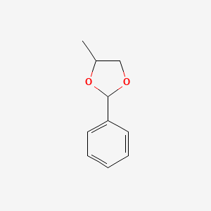 Chemical structure of 4-Methyl-2-phenyl-1,3-dioxolane