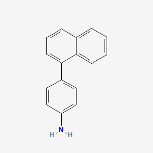 Chemical structure of 4-Naphthalen-1-ylaniline