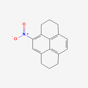 Chemical structure of 4-Nitro-1,2,3,6,7,8-hexahydropyrene