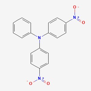 Chemical structure of 4,4'-Dinitrotriphenylamine