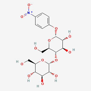 Chemical structure of 4-Nitrophenylmaltoside