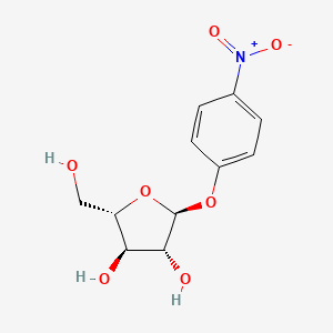 Chemical structure of 4-Nitrophenyl α-L-arabinofuranoside