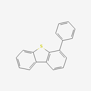 Chemical structure of 4-Phenyldibenzothiophene