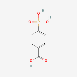 Chemical structure of 4-Phosphonobenzoic acid