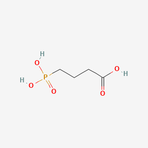 Chemical structure of 4-Phosphonobutyric acid