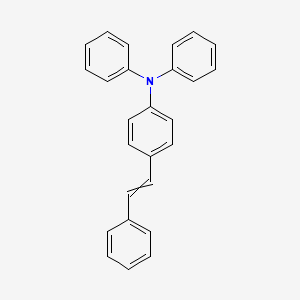 Chemical structure of 4-Styryltriphenylamine