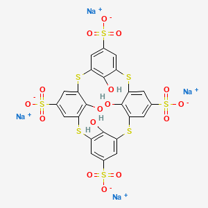 Chemical structure of 4-Sulfothiacalix[4]arene Sodium Salt