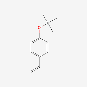 Chemical structure of 4-tert-Butoxystyrene
