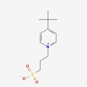 Chemical structure of 3-(4-tert-Butylpyridin-1-ium-1-yl)propane-1-sulfonate