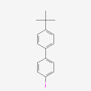 Chemical structure of 4-tert-Butyl-4'-iodobiphenyl