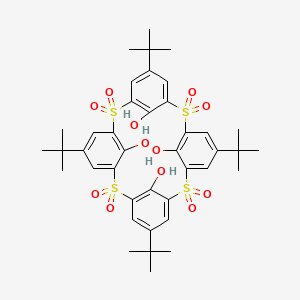Chemical structure of 4-tert-Butylsulfonylcalix[4]arene