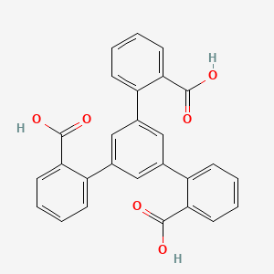 Chemical structure of 1,3,5-Tris(2-carboxyphenyl)benzene