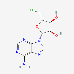 Chemical structure of 5'-Chloro-5'-deoxyadenosine