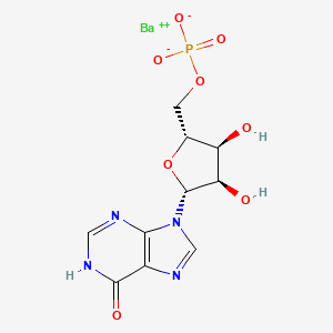 Chemical structure of 5'-Inosinic acid barium salt
