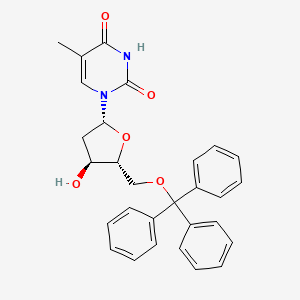 Chemical structure of 5'-O-Tritylthymidine