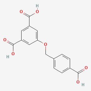 Chemical structure of 5-((4-Carboxybenzyl)oxy)isophthalic acid