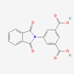 Chemical structure of 5-(1,3-Dioxoisoindolin-2-yl)isophthalic acid