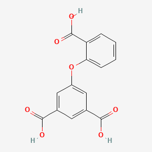 Chemical structure of 5-(2-Carboxyphenoxy)isophthalic acid