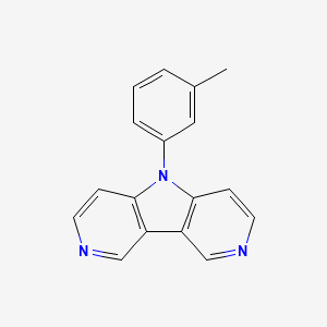 Chemical structure of 5-(m-Tolyl)-5H-pyrrolo[3,2-c:4,5-c']dipyridine