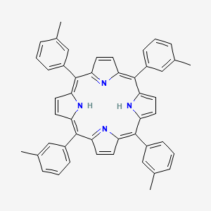 Chemical structure of meso-Tetra(3-methylphenyl) porphine