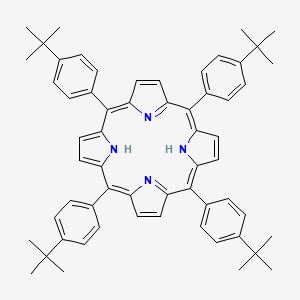 Chemical structure of meso-Tetra(4-tert-butylphenyl) Porphine