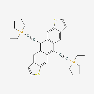 Chemical structure of Tes-adt