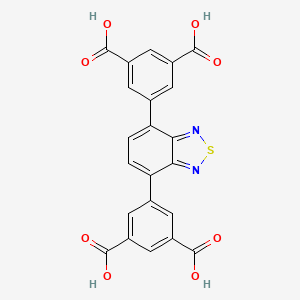 Chemical structure of 5,5'-(Benzo[c][1,2,5]thiadiazole-4,7-diyl)diisophthalicacid