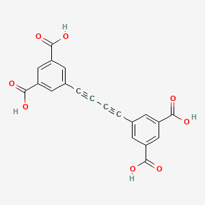Chemical structure of 5,5'-(Buta-1,3-diyne-1,4-diyl)diisophthalicacid