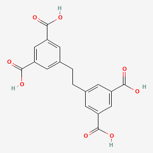 Chemical structure of 5,5'-(Ethane-1,2-diyl)diisophthalic acid