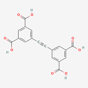 Chemical structure of 5,5'-(Ethyne-1,2-diyl)diisophthalic acid