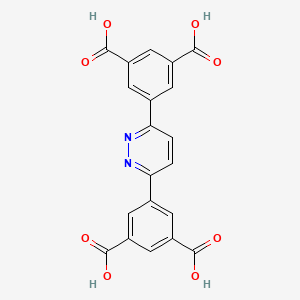 Chemical structure of 5,5'-(Pyridazine-3,6-diyl)diisophthalic acid