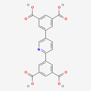 Chemical structure of 5,5'-(Pyridine-2,5-diyl)diisophthalic acid