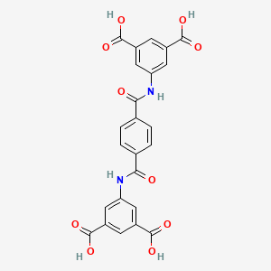 Chemical structure of 5,5'-(Terephthaloylbis(azanediyl))diisophthalic acid